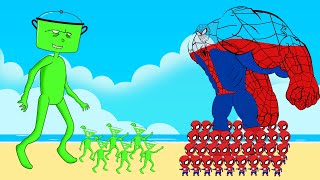 Evolution Of SPIDERMAN Vs Evolution Of MONSTER RADIATION  Returning From The Dead SECRET  FUNNY [upl. by Desirea495]