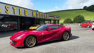 2018 FERRARI 815 SUPERFAST 65 V12 Coupe in Rosso 70th Anniversary for sale at Castle Motors [upl. by Ambrose]