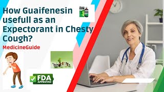 How Guaifenesin usefull as an Expectorant in Chesty coughGuaifenesinexpectorantyoutubeyoutuber [upl. by Jonis]