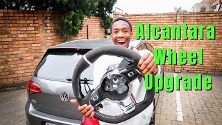 Redoing My Alcantara Wheel For The 2nd Time [upl. by Gainer]