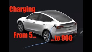 Tesla charging speeds 5900 miles per hour [upl. by Megen]