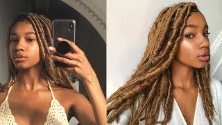 HOW I DID MY FAUX LOCS [upl. by Laetitia]