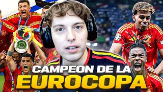 REACCION A ESPAÑA CAMPEON DE LA EUROCOPA 2024 LA 4TA COPA DE LA ROJA  MEMORIAS DEL FUTBOL [upl. by Malin]