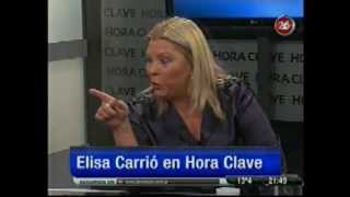 ElisaCarrio Entrevista en quotHora Clavequot con Mariano Grondona y Pablo Rossi [upl. by Clarence]