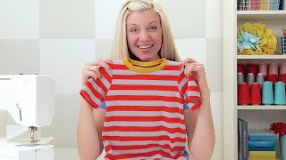 How to sew a Tshirt for kids and adults [upl. by Enenaej157]