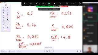 23 ekim 7 sınıf matematik dersi sefa hoca ondalık gösterim [upl. by Lenno606]