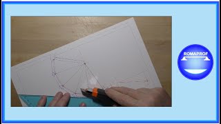 COSTRUZIONE MODELLINO IN CARTONCINO PIRAMIDE A BASE PENTAGONALE  1187 [upl. by Ymot]