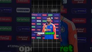 Open secret of Virat Kohli viratkohli [upl. by Lassiter]