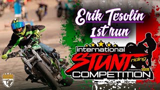 Erik Tesolin 4K Erik Freestyle GSW International Stuntriding Competition 2024 [upl. by Dixil517]