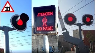 Closed for 9 Minutes Figueres North Railway Crossing Catalonia [upl. by Neelrihs]