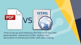 PDF vs Enhanced HTML [upl. by Asenab480]