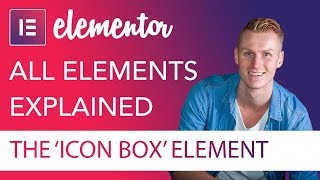 Icon Box Element Tutorial  Elementor [upl. by Alleuqcaj]