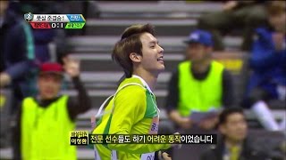 【TVPP】MinhyukBTOB  First Goal at Semifinal 민혁비투비  준결승전 선취골  2015 Idol Star Championships [upl. by Shaw281]