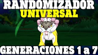 INCREÍBLE RANDOMIZADOR UNIVERSAL COMO RANDOMIZAR TODAS las GENERACIONES de POKÉMON al DETALLE 2020 [upl. by Garlaand]