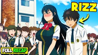 🍀Lonely Boy Rizz The Most Popular Girl In His School  Anime Recap [upl. by Iggep]