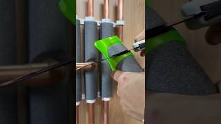 How to lag copper pipes like a pro asmr asmrsounds diy howto subscribe youtubeshorts tools [upl. by Mylander]