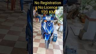 Electric Scooter Without Licence Without number Plate Low Price [upl. by Humberto]