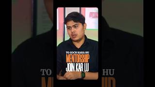 Why Mentorship  IIT JEE  Snehit Mishra  motivation exam [upl. by Clementine]