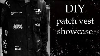 DIY patch vest showcase [upl. by Valdas]