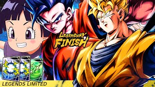 JUICE DOUBLE SUPPORT HYRBID SAIYAN LF CRAZY ULTIMATE GOHAN BLUE CARD SPAM  Dragon Ball Legends [upl. by Horwath673]