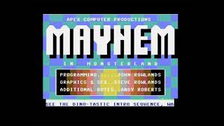 Mayhem in Monsterland C64 Tape Loader [upl. by Alcina]