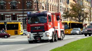 4 x rescue vehicles in copenhagen [upl. by Reinert]