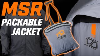 MSR Packable Weatherproof Jacket [upl. by Htenay650]