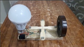 How to make free energy Magnet Motor  LED light 12V  DIY Project free energy using small magnets [upl. by Ferree]