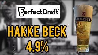 Hakke beck pils 49  Perfect draft pro  Philips perfect draft  Brauerei Becks  review No 1638 [upl. by Bashuk543]