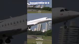 Dassault Falcon 6X III MyFalconJet aviationlovers avião [upl. by Bikales965]