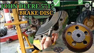 John deere 5715 brake disc [upl. by German]