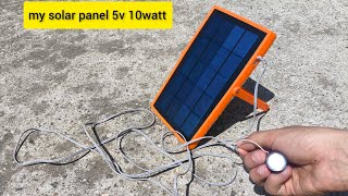 my solar panel 5v 10watt [upl. by Anamor]