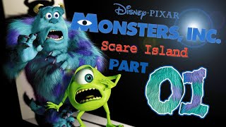 Monsters Inc Scare Island Walkthrough Part 1 PS2 100 Tutorial [upl. by Phyllida]