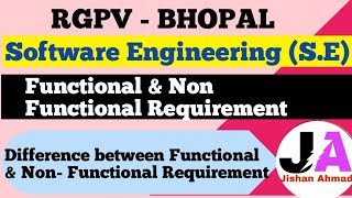 Difference Between Functional And Non Functional Requirements  Software Engineering [upl. by Lua]