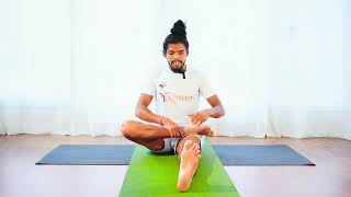 Ardha Padmasana Steps and Benefits [upl. by Henri]