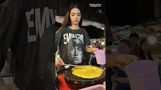 MOST EPIC Omelette Rice at Vientiane Night Market [upl. by Aronel]