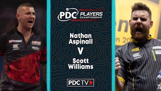 Aspinall v Williams  Final  2022 Players Championship 17 [upl. by Oivalf]