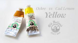 Ochre vs Cadmium Lemon Yellow [upl. by Enayr189]