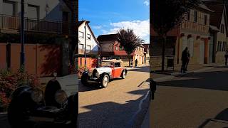 Vintage Bugattis driving through Dorlisheim Part 22 bugatti cars automobile classiccars shorts [upl. by Agathy]