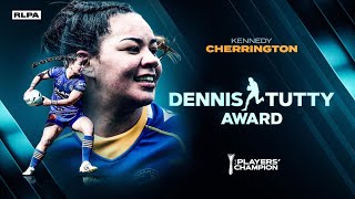 Kennedy Cherrington wins the 2024 Dennis Tutty Award from the NRLW [upl. by Odnalra]