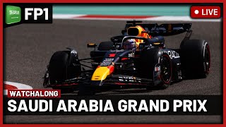 F1 Live Saudi Arabia GP Free Practice 1  Watchalong  Live Timings  Commentary [upl. by Alhan967]