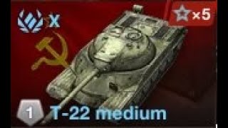 Como jogar de T22 Medium  Tank de colecionador Tier X  World of Tanks Blitz [upl. by Airbmat]