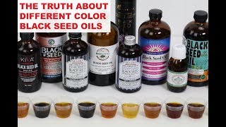 THE TRUTH ABOUT DIFFERENT BLACK SEED OIL COLORS [upl. by Nodearb220]