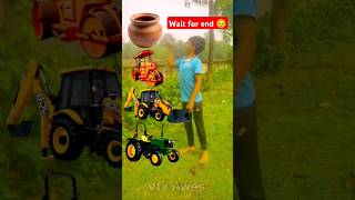 clay pots to Alto Rollar Jcb amp Tractor  Vehicles names magic video shorts shortsviral magic [upl. by Jarlathus]