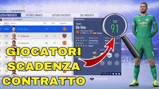 FIFA 19 Giocatori in SCADENZA DI CONTRATTO [upl. by Cruz]