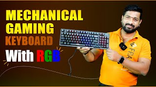 Mechanical Gaming Keyboard With RGB II gaming keyboard rgb keyboard ivoomi rgb keyboard [upl. by Atikat]