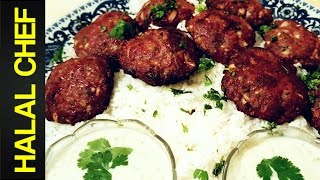 BEEF KEBAB RECIPE  Halal Chef [upl. by Ahtelra]