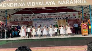 Welcome Dance amp Song by Balvatika III Students for Annual Inspection Team kvn [upl. by Arika57]