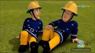 Fireman Sam Italian Great Fire of Pontypandy reversed [upl. by Attayek108]