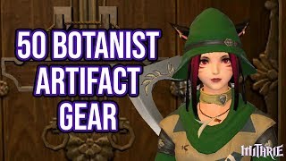 FFXIV 20 0107 Botanist Quest Level 50  Artifact Gear [upl. by Anail903]